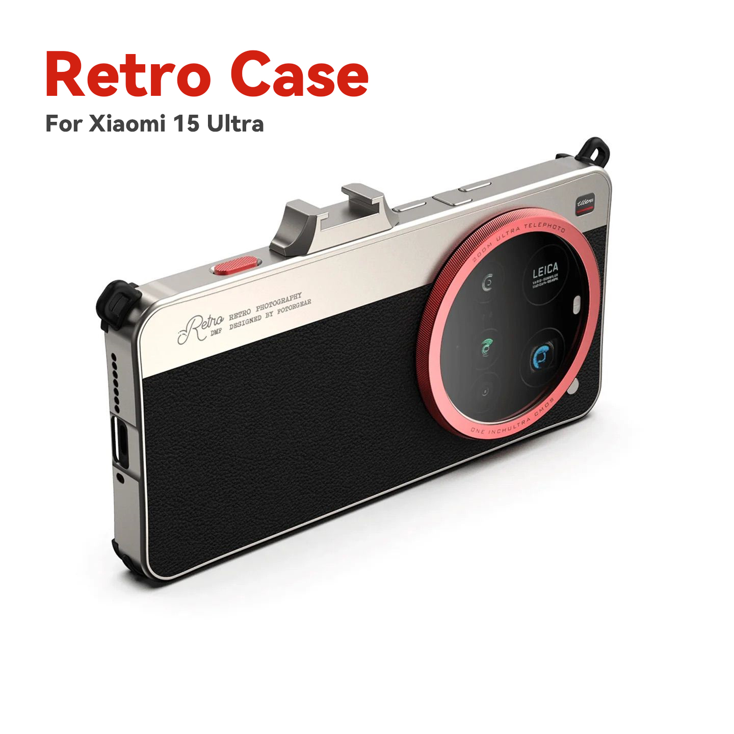 Photography Kit Xiaomi 15 Ultra - Fotorgear Retro Classic Series Phone Case
