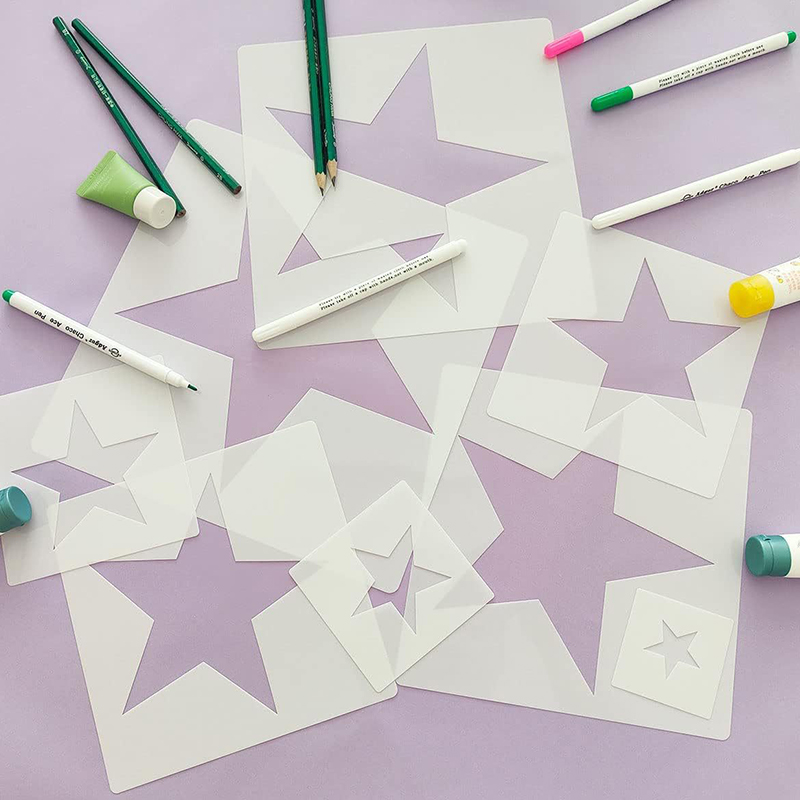 Photography Model - YOMDID 8pcs Star Spray Painting Templates