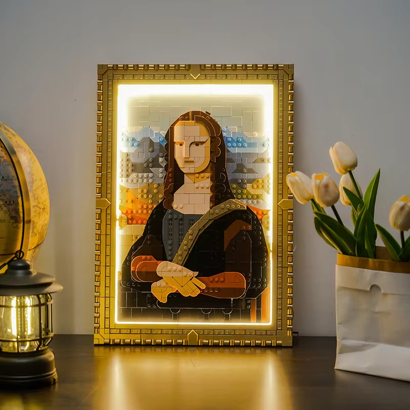 DIY Mona Lisa Building Blocks  - đánh giá và giá Photography Architecture