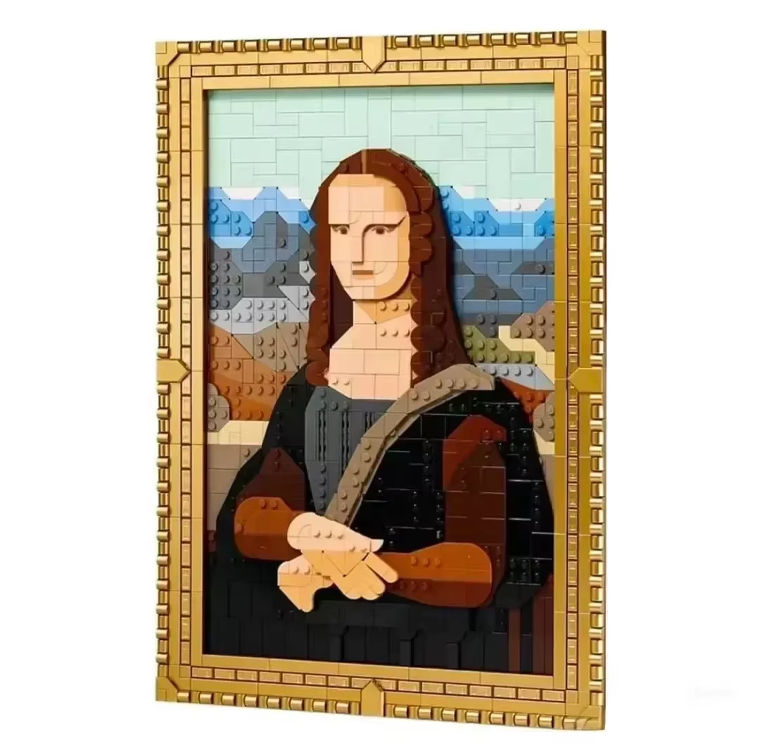 DIY Mona Lisa Building Blocks  - đánh giá và giá Photography Architecture
