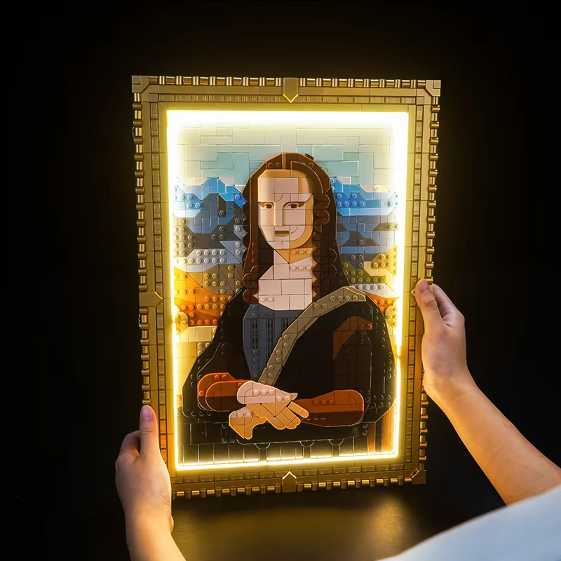 DIY Mona Lisa Building Blocks  - đánh giá và giá Photography Architecture
