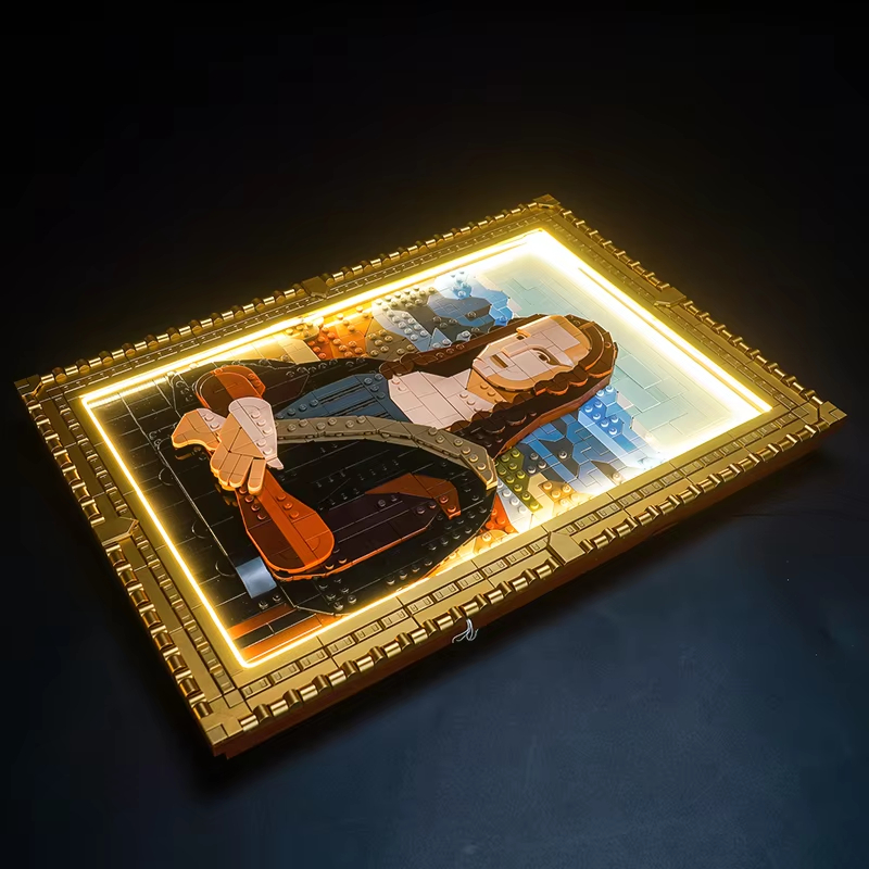 DIY Mona Lisa Building Blocks  - đánh giá và giá Photography Architecture