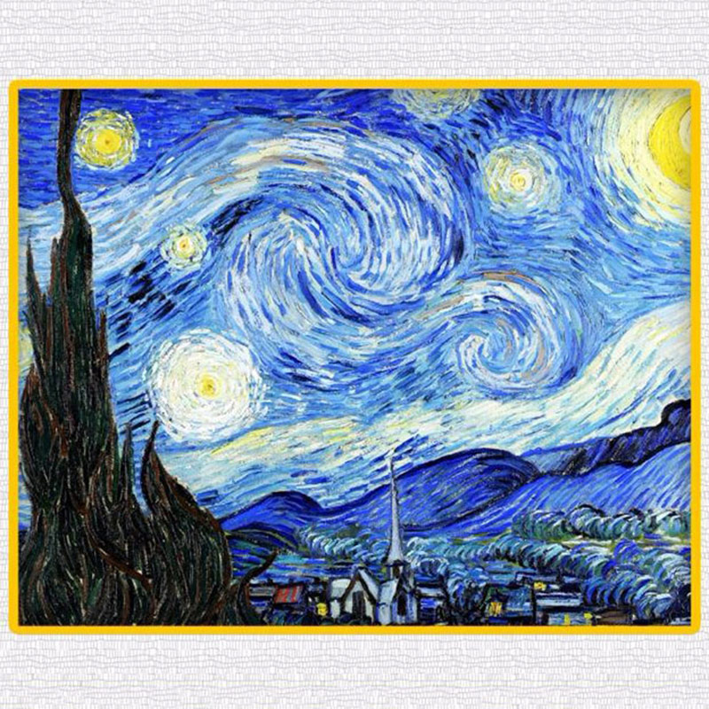New 1830Pcs Van Gogh Starry Sk - đánh giá và giá Photography Architecture