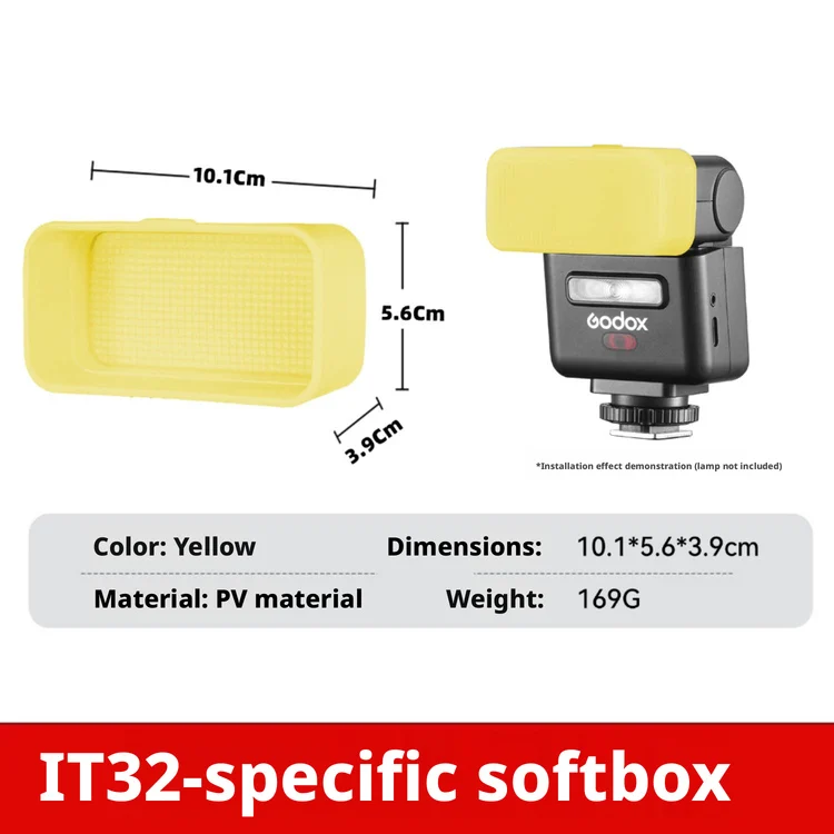 3‑Color Flash Diffuser Cover f - đánh giá và giá Photography Yellow