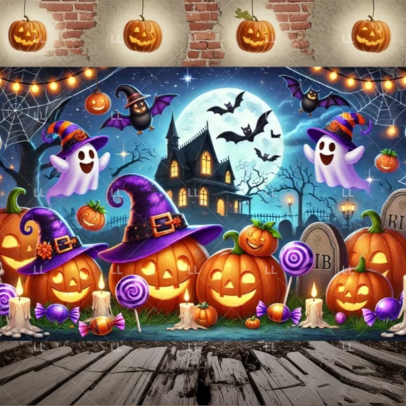 Cartoon Halloween Party Decora - đánh giá và giá Photography Architecture