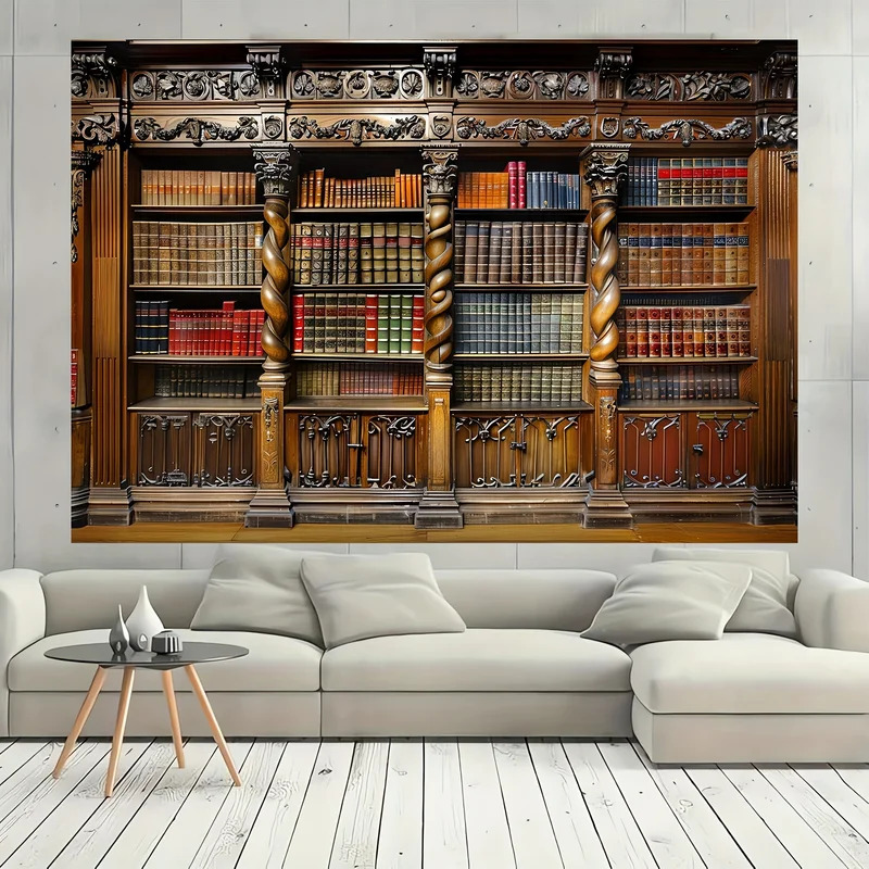 Vintage bookshelves on old boo - đánh giá và giá Photography Yearbook