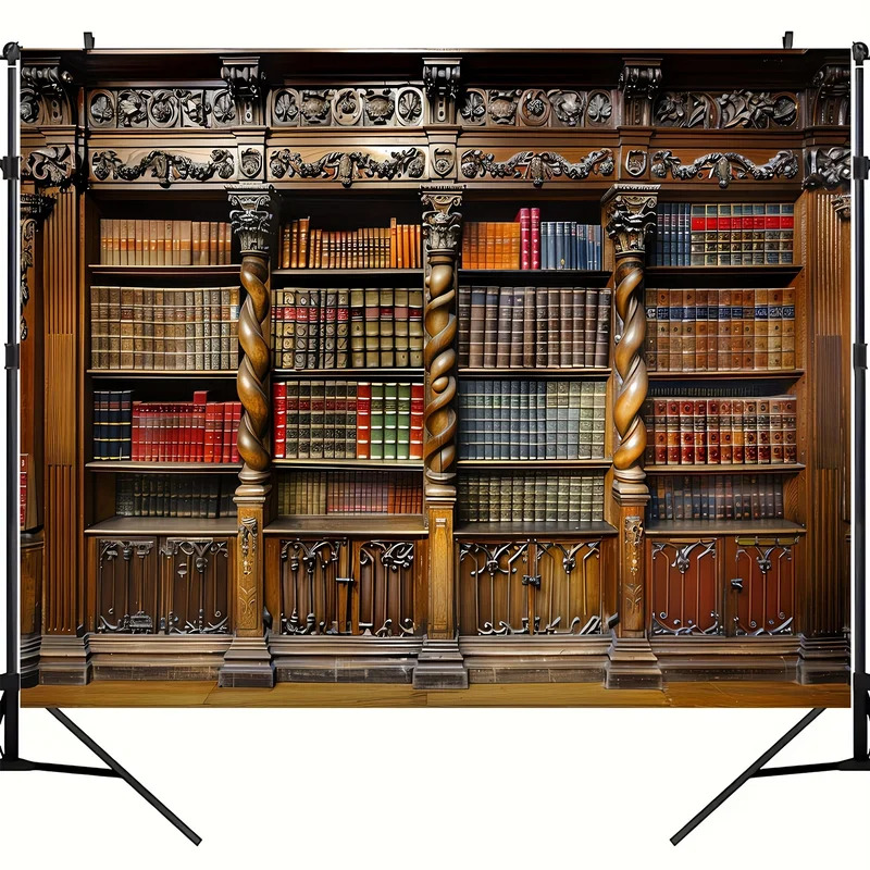 Vintage bookshelves on old boo - đánh giá và giá Photography Yearbook