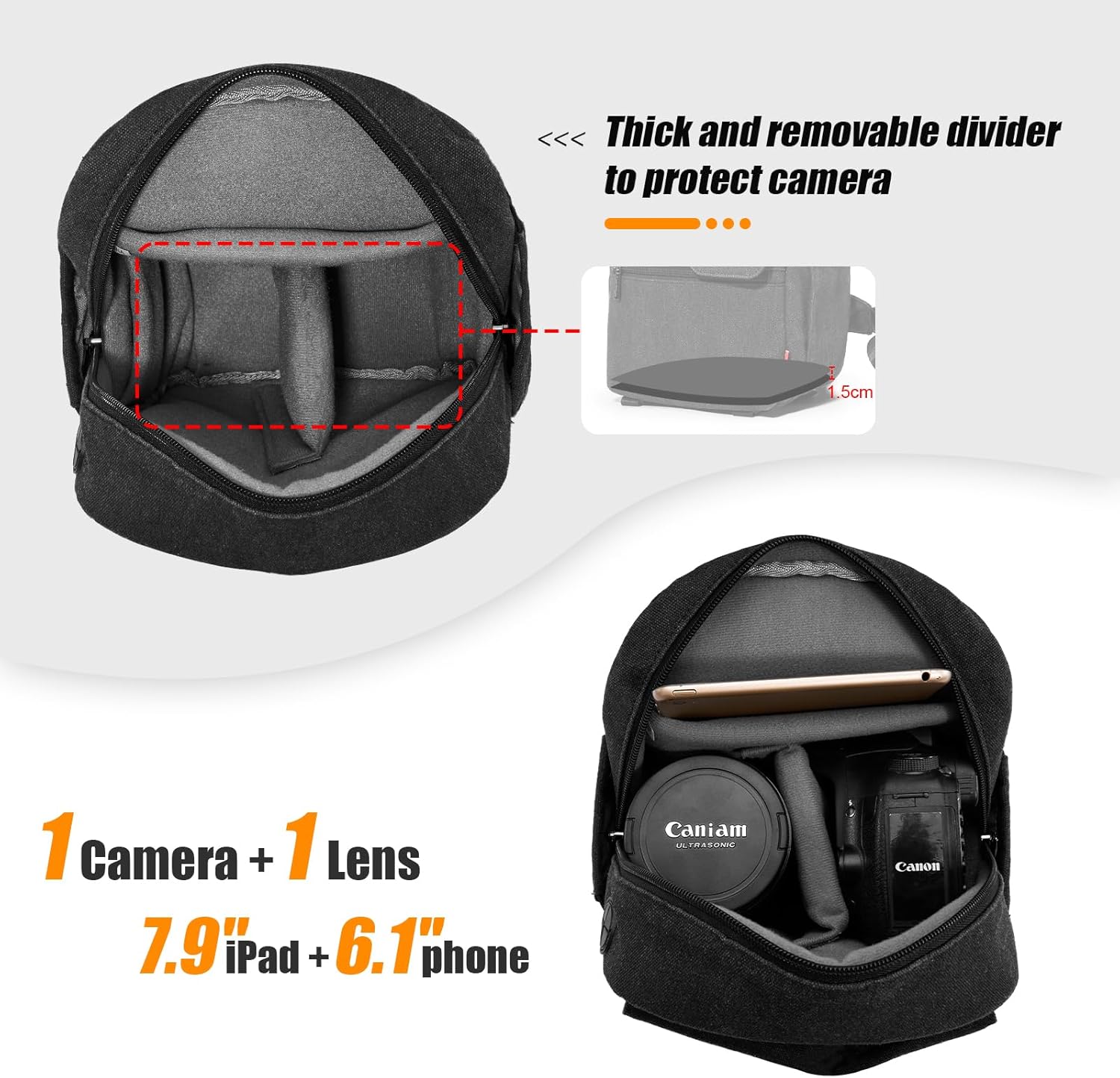 Compact camera case, waterproo - đánh giá và giá Camera Bag Waterproof