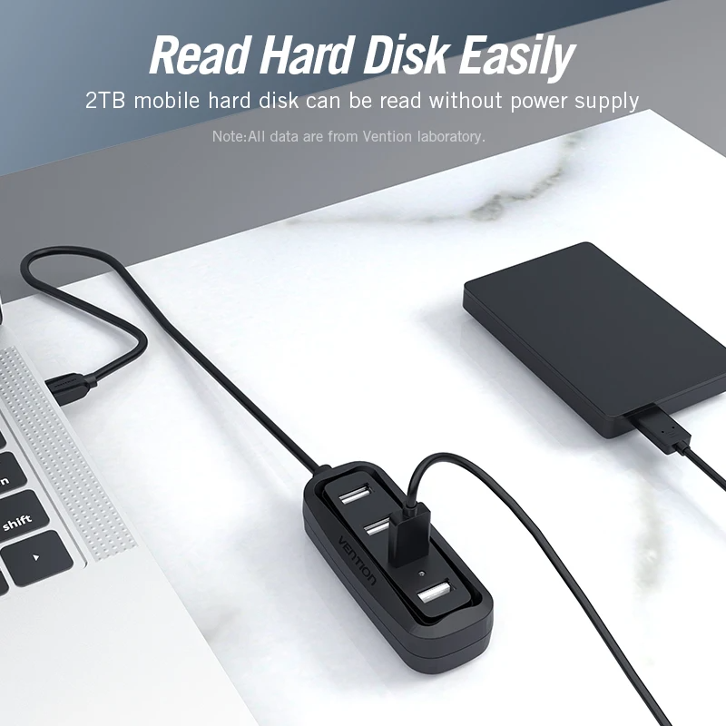 Vention USB 2.0 HUB 4 Port wit - đánh giá và giá Photography Kit Xiaomi