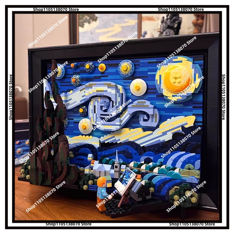 Van Gogh Starry Night 3D Build - đánh giá và giá Photography Architecture