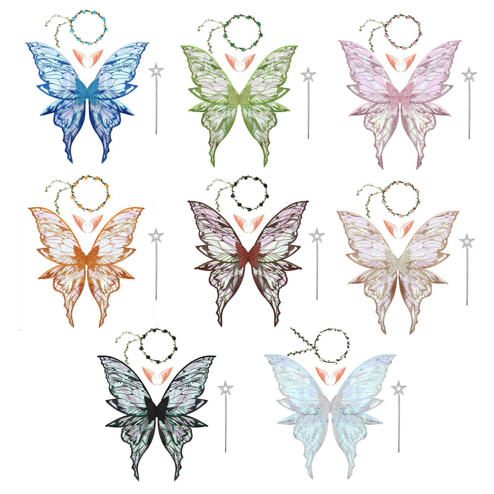 Butterfly Fairy Elf Costume Wi - đánh giá và giá Photography Year