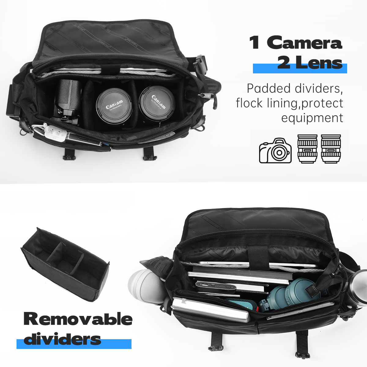 Tigernu Men's Shoulder Bags Wa - đánh giá và giá Camera Bag Waterproof