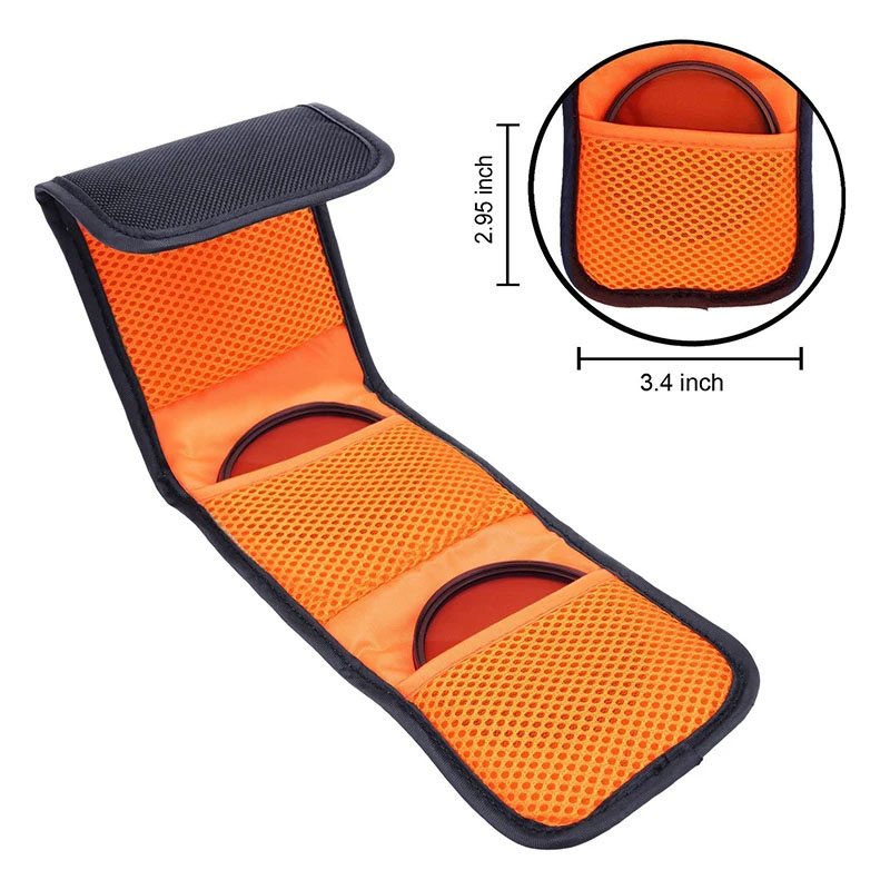 3 Pockets Bag Lens Filter Pouc - đánh giá và giá Camera Bag Waterproof