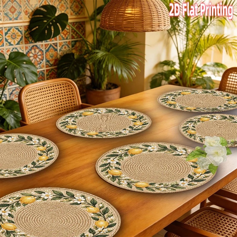 4-Piece 2D Printed Placemats - - đánh giá và giá Photography Of The Year