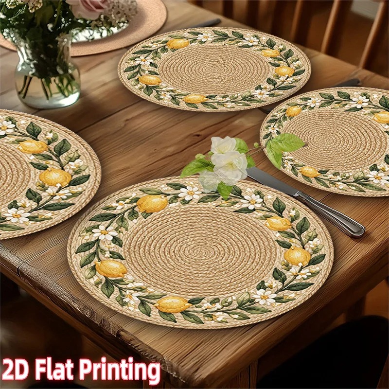 4-Piece 2D Printed Placemats - - đánh giá và giá Photography Of The Year
