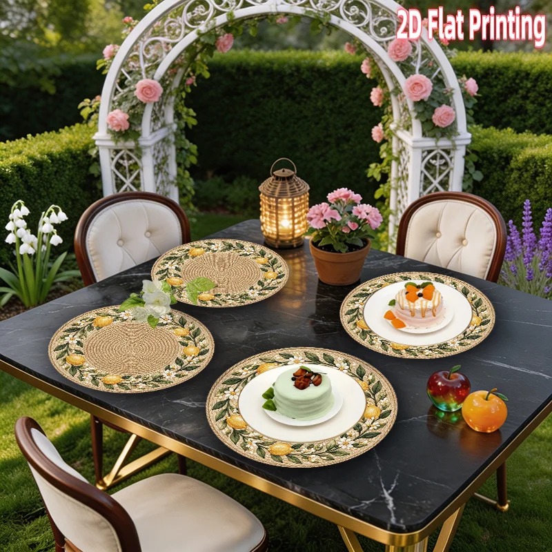 4-Piece 2D Printed Placemats - - đánh giá và giá Photography Of The Year