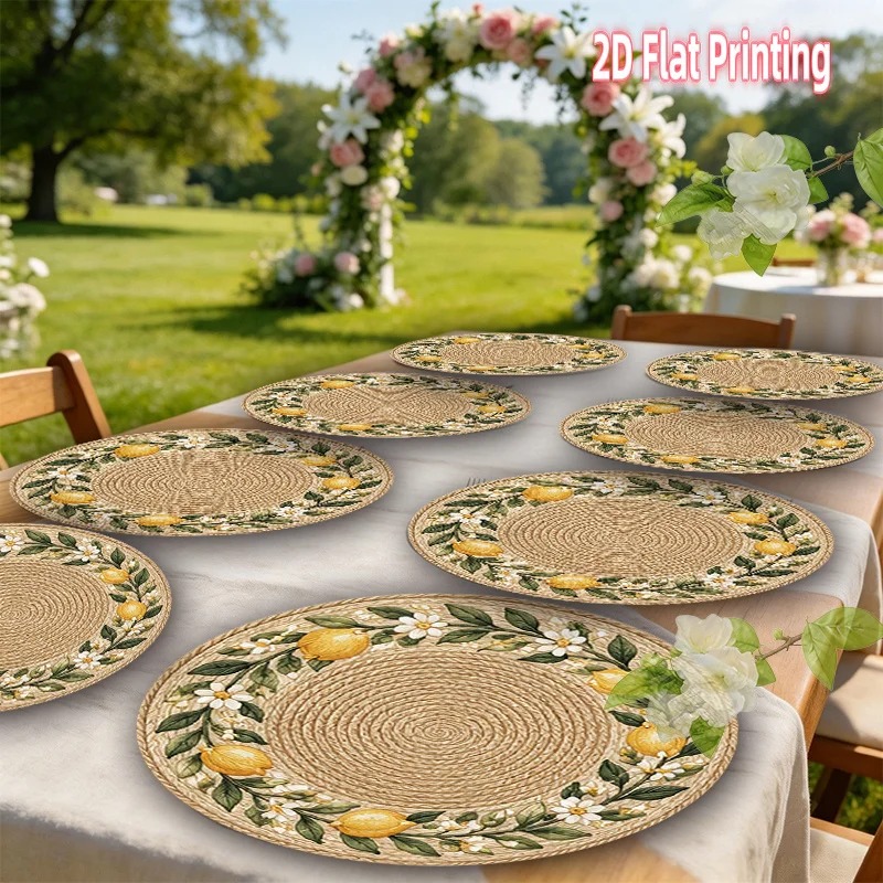 4-Piece 2D Printed Placemats - - đánh giá và giá Photography Of The Year