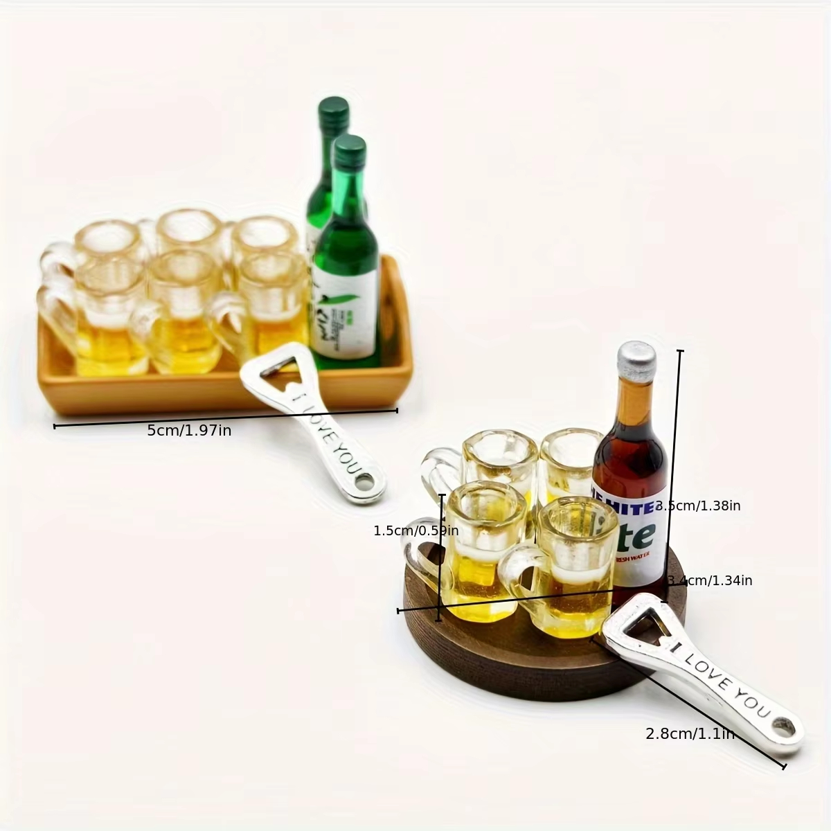 1:6/1:12 Dollhouse Beer Mug Mo - đánh giá và giá Photography Model