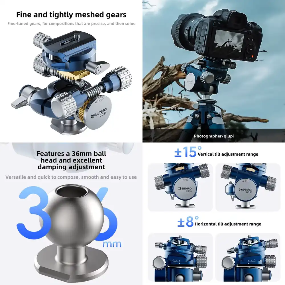 BENRO GD36PT Aluminum 3-Way Ge - đánh giá và giá Photography Architecture